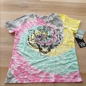 Chaser Multicolor Tiger Graphic Kids Tee